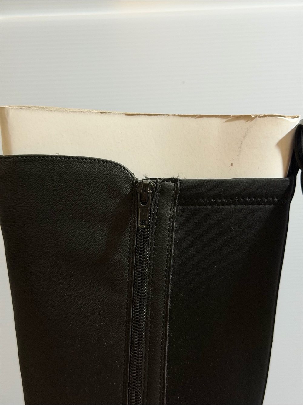 Kenneth Cole Reaction Anabelle Tall Riding Boots Black 9 w/ Box - Picture 10 of 14